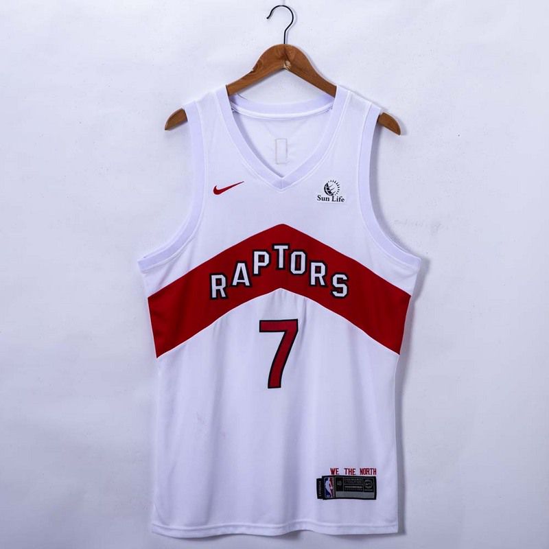Men Toronto Raptors #7 Lowry White 2021 Nike Game NBA Jersey